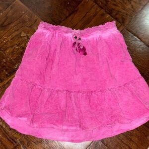 Pilcro Pink Skirt with Tie Front